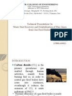 Technical Presentation On Waste Heat Recovery and Denitrification of Flue Gases From Gas-Fired Boilers