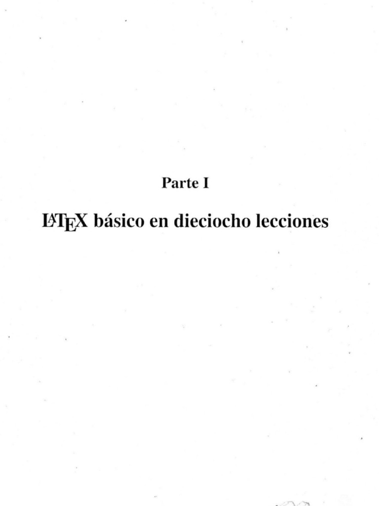 Libro de LaTeX | PDF