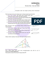 Revision Note Matematika Kelas 7 Garis Dan Sudut