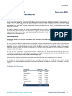 SPX - Comentário Mensal - Fevereiro 2022 - Multimercados Macros