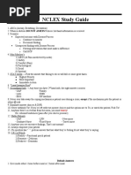 Revised 37-Page NCLEX Study Guide: Worry | PDF | Anemia | Heart Failure