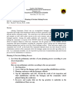 EM 504 Act No. 3 - Planning & Decision Making Process