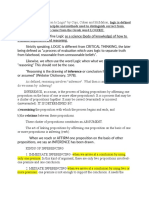 As "The Study of The Principles and Methods Used To Distinguish Correct From Incorrect Reasoning." It Came From The Greek Word LOGIKE