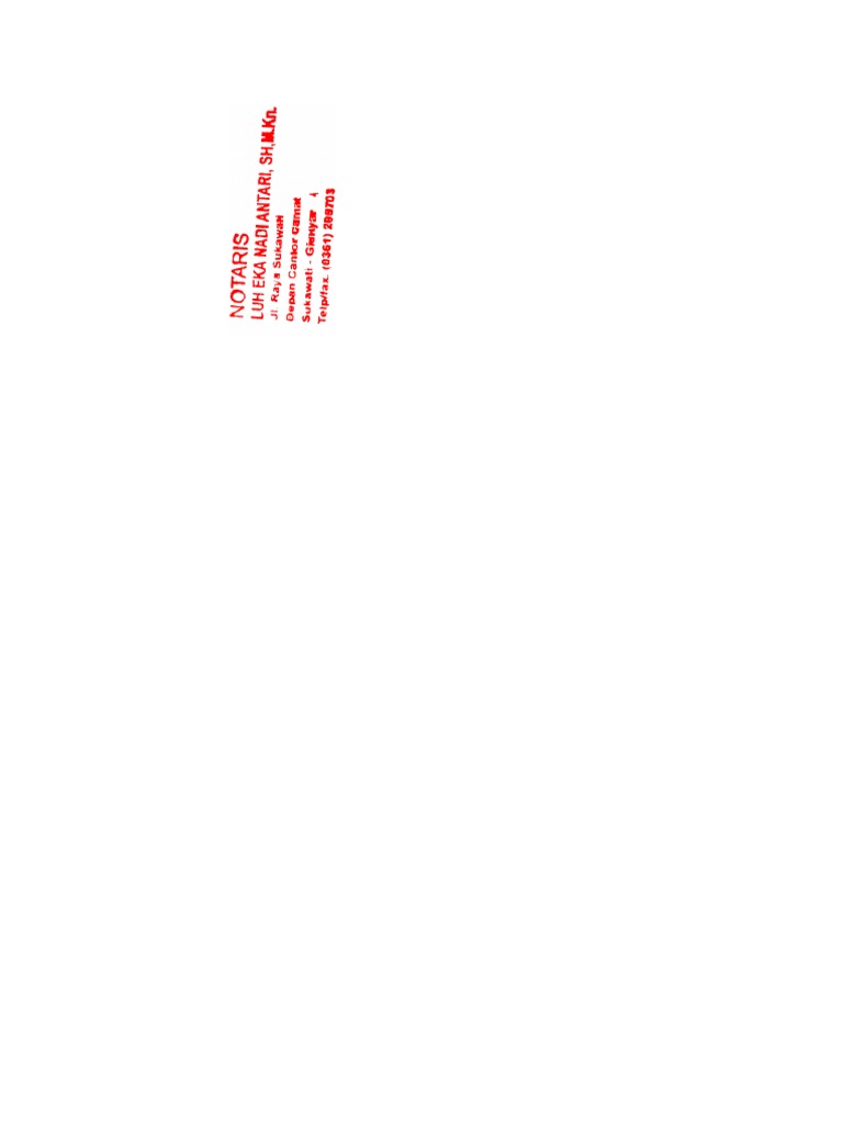 TTD Cap Notaris | PDF