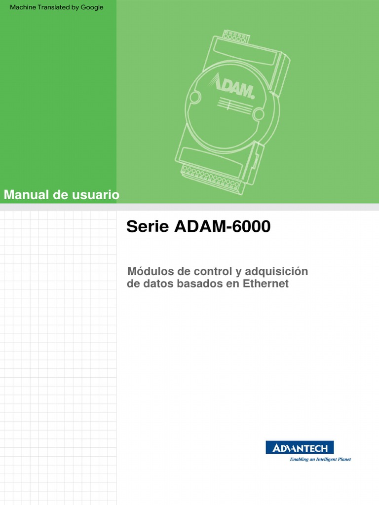 ADAM-6000 User Manaul Ed 9 | PDF | Software | Enchufes y tomas de ...