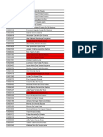 Lista de alunos com nome e matrícula