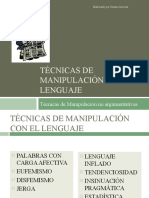 Técnicas de Manipulación Con El Lenguaje