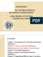 International Business Negotiations and Cross-Cultural Communication