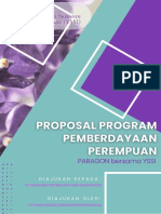 PROPOSAL PROGRAM PEMBERDAYAAN PEREMPUAN YSSI Bersama PARAGON 04