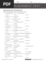 Think Placement Test