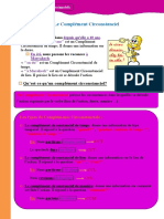 Les Complements Circonstanciels 1