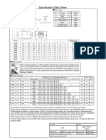 KDK Fan Specification Sheet