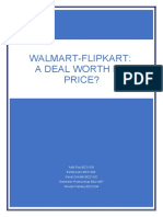Walmart-Flipkart: A Deal Worth Its Price?: Group 2