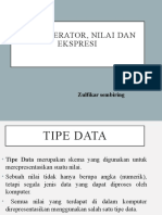 Algo-02-Tipe Operator Dan Ekspresi