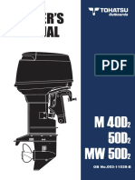 Manual Owner'S: M MW 40D 50D 50D