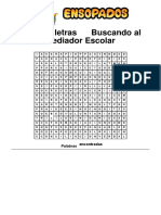 Buscando al Mediador Escolar Sopa de Letras