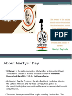 Martyrs' Day Jan 30