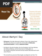 Martyrs' Day Jan 30