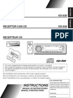 JVC CD Receiver Instructions 2432