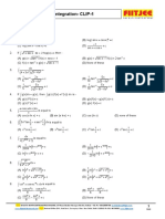 Indefinite Integration-CLIP-1: Log Sinx Cosx C Log - Sin X Cosx - C