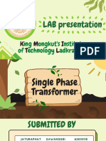 LAB Presentation: Ing Ongkut's Nstitute of Echnology Adkrabang