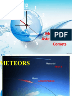 Meteors, Asteroids & Comets