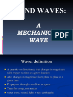Sound Waves:: A Mechanical Wave