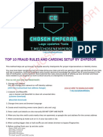 Top 10 FRAUD RULES AND CARDING SETUP @CHOSENEMPEROR1