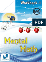 Mental Math Grade 1 Workbook 1