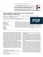 A New Sesquiterpene Lactone From The Roots of Saussurea Lappa Structure-Anticancer Activity Study