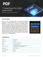 T-Head Xuantie C910 (Openc910) : High Performance Rv64 Compatible Processor