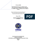 Diajukan Untuk Memenuhi Syarat-Syarat Memperoleh Gelar Sarjana Teknik Sipil Pada Fakultas Teknik Universitas Muhammadiyah Sumatera Utara