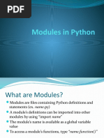 Modules in Python