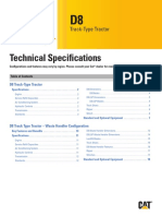 Technical Specifications: Track-Type Tractor