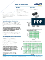 ESD-SR Series Snap-On Cores For Round Cables: Benefits Applications