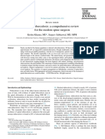 Spinal Tuberculosis A Comprehensive Review For The Modern Spine