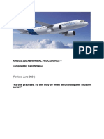 Airbus 320 Abnormal Procedures - June 2021