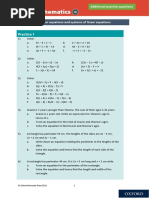 Additional Practice Questions: © Oxford University Press 2021 1