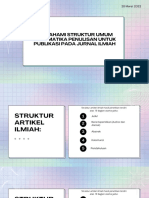 Memahami Struktur Umum Sistematika Penulisan untuk Publikasi pada Jurnal Ilmiah