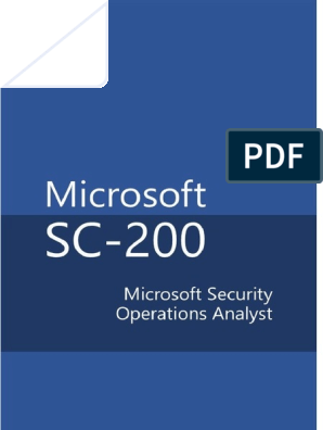 SC-200 Renewal, PDF, Malware