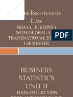 Ndore Nstitute of AW Bba Ll. B. (Hons.) With Global and Transnational Studies I Semester