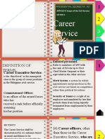 Career Service: ARTICLE IV Scope of The Civil Service