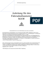 Anleitung Für Den Fahrradanbaumotor MAW