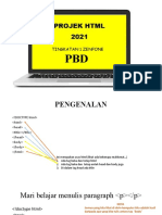 Projek HTML Utk PBD 2021