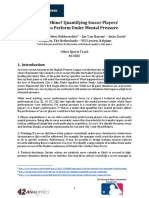 Choke or Shine? Quantifying Soccer Players' Abilities To Perform Under Mental Pressure