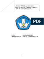 Perangkat Pembelajaran Ke-1 Kelas Ii Tema 1 Sub Tema 4 Pembelajaran 1 SDN Cilandak Barat 08