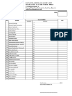 DAFTAR NILAI PENILAIAN AKHIR TAHUN MAN