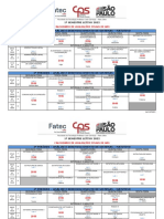 Calendário de Avaliações Finais - Ads - 1º Sem 2022 Diurno