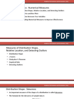 Chapter 3, Part B Descriptive Statistics: Numerical Measures