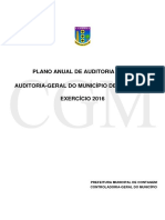 Plano Anual de Auditoria - PAA